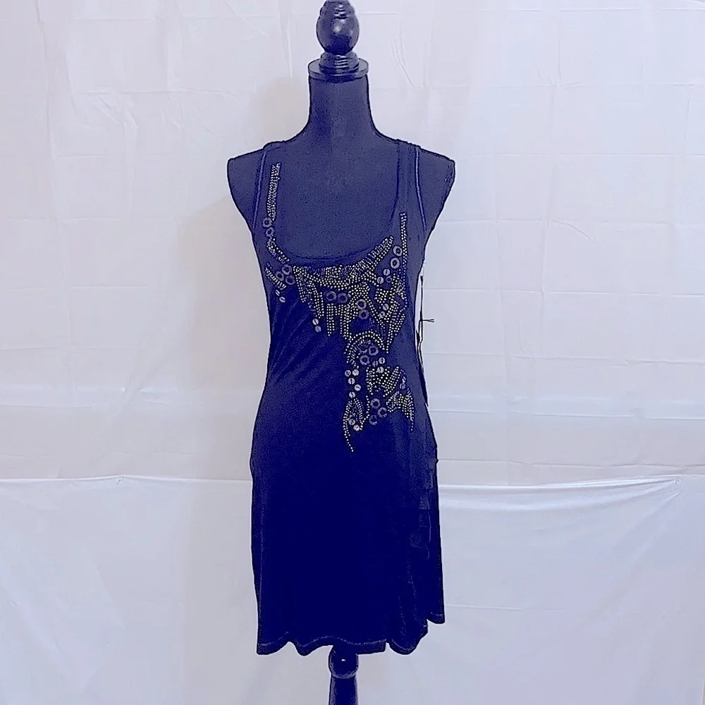Love Stitch Sleeveless Racerback Dress Size M - Picture 2 of 7
